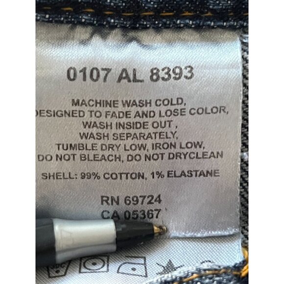 Columbia Jeans Womens 14 Blue Denim Boot Cut Leg Faded Distressed Torn - Picture 13 of 14